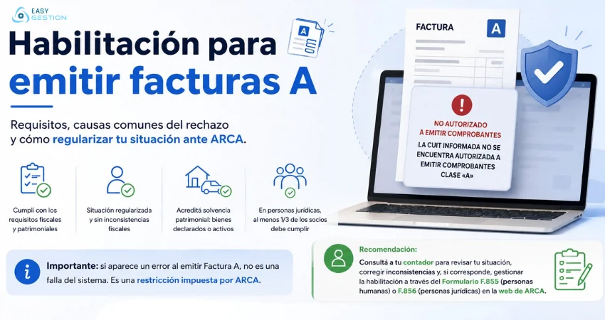 HABILITACIÓN PARA EMITIR FACTURAS A